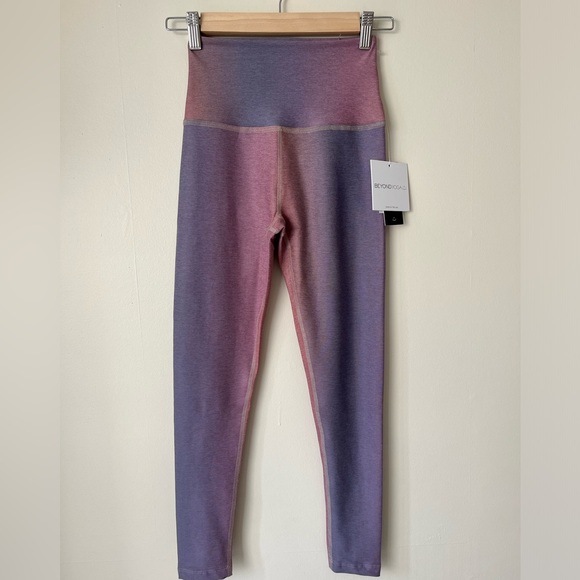 Beyond Yoga Softmark Caught In The Midi High Waist Leggings Chai Jewel NWT - Picture 5 of 8
